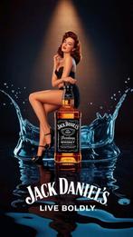 Panneau en métal Jack Daniel's - Mancave vintage rétro, Enlèvement ou Envoi, Neuf, Panneau publicitaire