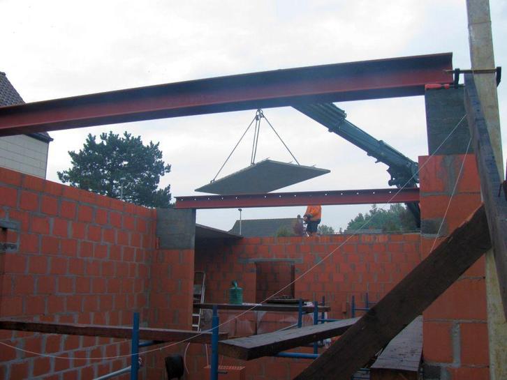 Poutrel plaatsen, Doe-het-zelf en Bouw, Steigers, Ophalen of Verzenden