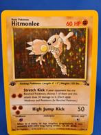Hitmonlee 7/62 - Fossil (1st edition), Hobby en Vrije tijd, Verzamelkaartspellen | Pokémon, Verzenden, Zo goed als nieuw