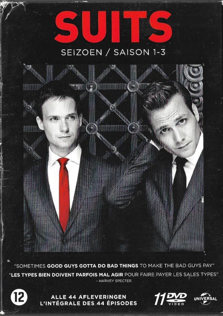 Suits - Seizoen 1 t/m 3, Cd's en Dvd's, Dvd's | Tv en Series, Boxset, Vanaf 12 jaar, Verzenden