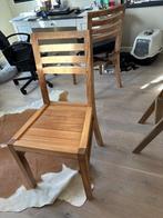 Houten stoelen, Huis en Inrichting, Stoelen, Ophalen, Gebruikt, Bruin, Hout