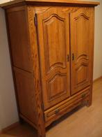 Prachtige eiken barkast / hallkast met 2 deuren en 1 lade., Ophalen, Gebruikt, Eikenhout, 150 tot 200 cm