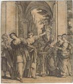 Pietro Cortona ets "De Standvastigheid van Sainte Bibiana", Antiek en Kunst, Kunst | Etsen en Gravures, Ophalen