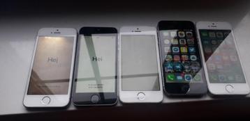 Lot de 5 iphone 5 S (prix négociable) beschikbaar voor biedingen