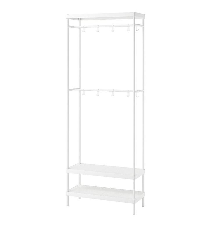 Meuble d'entrée blanc - Ikea - MACKAPÄR, Maison & Meubles, Armoires | Étagères à chaussures, Comme neuf, Enlèvement