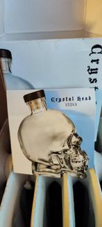 Vodka Crystal head  non ouverte avec étuis, Collections, Vins, Pleine, Autres types, Enlèvement ou Envoi, Amérique du Nord