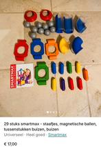 Smartmax staven, magnetische bollen, enz., Ophalen of Verzenden, Gebruikt, Bouwen