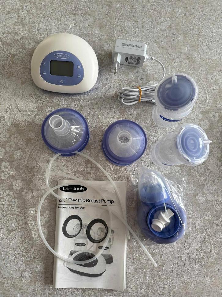 Lansinoh 2-in-1 dubbele elektrische borstkolf, Kinderen en Baby's, Babyvoeding en Toebehoren, Zo goed als nieuw, Borstkolf, Ophalen