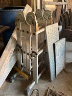 Plooiladder stelling, Ophalen, Gebruikt, Ladder, Opvouwbaar of Inschuifbaar