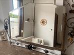 Decoratieve afgeschuinde spiegel, Huis en Inrichting, Woonaccessoires | Spiegels, Ophalen of Verzenden, Zo goed als nieuw