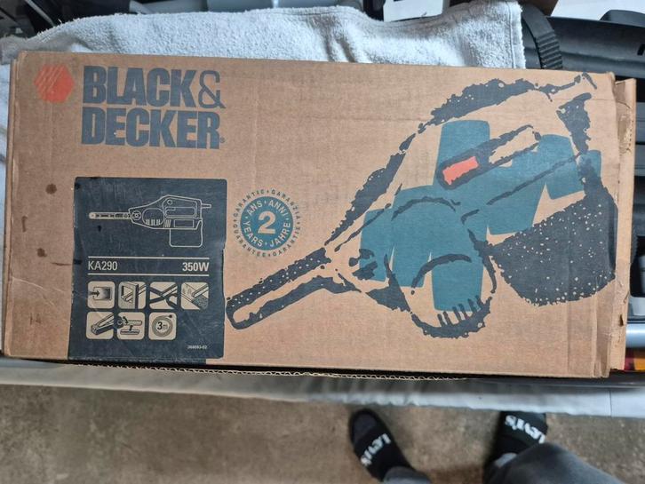 Bandschuurmachine KA290 van Black&Decker in goede staat, Doe-het-zelf en Bouw, Gereedschap | Schuurmachines, Gebruikt, Bandschuurmachine