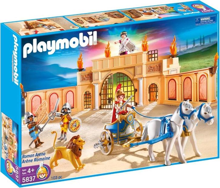 Playmobil Romeinse arena 5837, Kinderen en Baby's, Speelgoed | Playmobil, Zo goed als nieuw, Ophalen