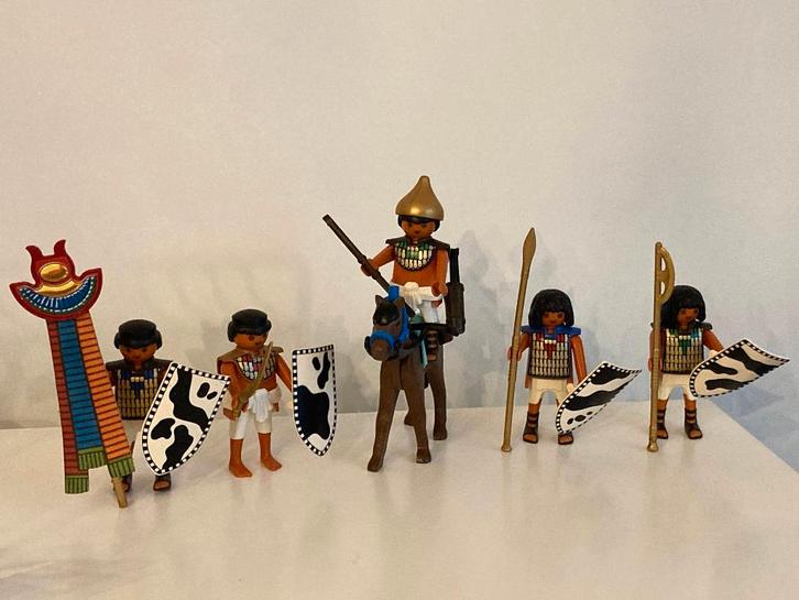 Playmobil 4245 - Egyptische soldaten, Kinderen en Baby's, Speelgoed | Playmobil, Gebruikt, Complete set, Ophalen of Verzenden