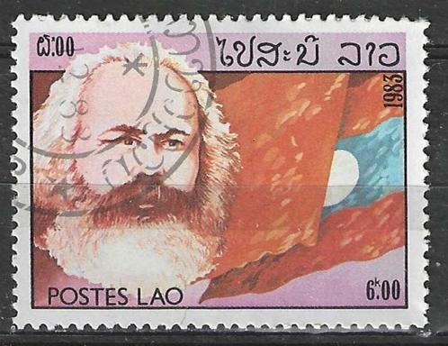 Laos 1983 - Yvert 513 - Karl Heinrich Marx (ST), Postzegels en Munten, Postzegels | Azië, Gestempeld, Verzenden