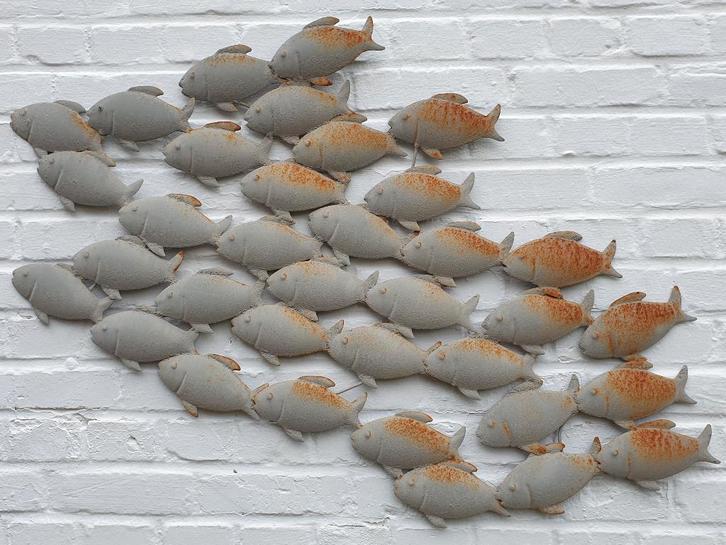 Décoration murale. École de pêche., Maison & Meubles, Accessoires pour la Maison | Décorations murale, Utilisé, Enlèvement