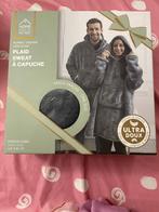 Poncho plaid gris, Ophalen, Nieuw