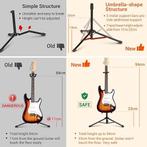 Gitaarstandaard | GRATIS LEVERING, Muziek en Instrumenten, Standaarden, Gitaar, Verzenden, CAHAYA, -