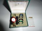 montre dame GUCCI + bagues de couleurs -certificat authentiq, Handtassen en Accessoires, Horloges | Dames, Overige merken, Polshorloge