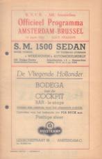 PROGRAMMA 14.04.1951 AMSTERDAM v BRUXELLES RSCA DARING UNION, Ophalen of Verzenden, Gebruikt