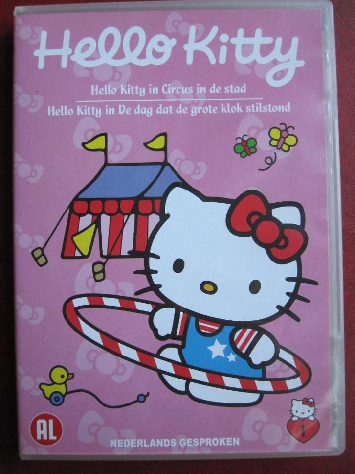 Hello Kitty Circus in de stad + De dag dat de grote klok sti, Cd's en Dvd's, Dvd's | Tekenfilms en Animatie, Zo goed als nieuw
