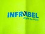 Geel fluorescerend veiligheidsvest „INFR/ABEL” //NMBS, Ophalen of Verzenden, Zo goed als nieuw, Trein, Overige typen