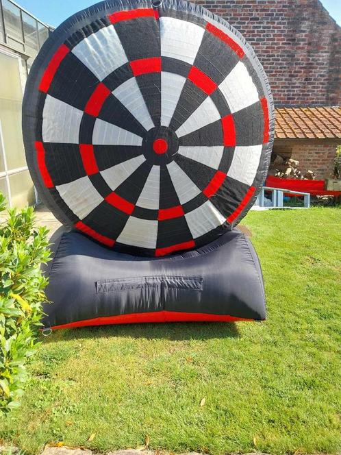 springkasteel voetbaldarts pijltjesdarts te huur, Hobby en Vrije tijd, Feestartikelen | Verhuur, Nieuw, Ophalen