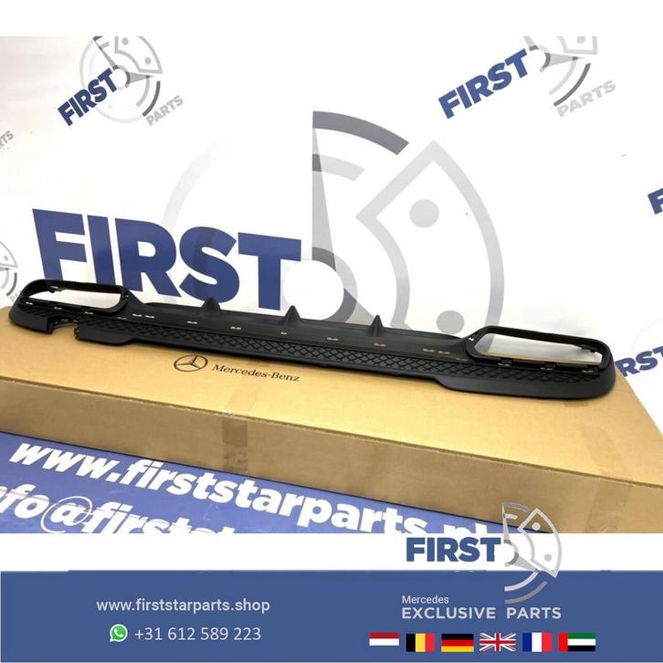 W212 Facelift 63 AMG Diffuser Mercedes E Klasse 2016 spoiler, Auto-onderdelen, Overige Auto-onderdelen, Mercedes-Benz, Gebruikt