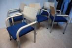 5x armstoelen/ vergaderstoelen, Arge2 Wiesner Hager, 1980s, Huis en Inrichting, Ophalen, Gebruikt, Metaal, Twee