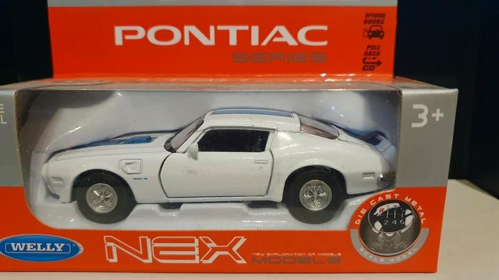 1/36 Pontiac Firebird Trans Am 1972, Hobby en Vrije tijd, Modelauto's | 1:43, Zo goed als nieuw, Ophalen of Verzenden