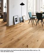 63m2 Lamel Parket click Oak Brushed Matt Lac. 159 = €2650, Parket, Bruin, Nieuw, Ophalen of Verzenden