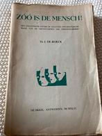 Zóó is de mensch! 1946, psychologie, Livres, Enlèvement ou Envoi