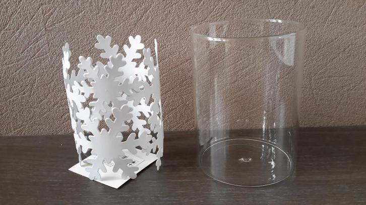 Lot / partij T-lichthouders SNOWFLAKE ( NIEUW ), Diversen, Kerst, Nieuw, Ophalen of Verzenden