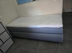 Box spring Kårlsson + topmatras, Ophalen, 90 cm, Eenpersoons, Grijs