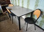 Eettafel Keukentafel met 4 stoelen, Huis en Inrichting, Tafels | Eettafels, Ophalen of Verzenden, Gebruikt