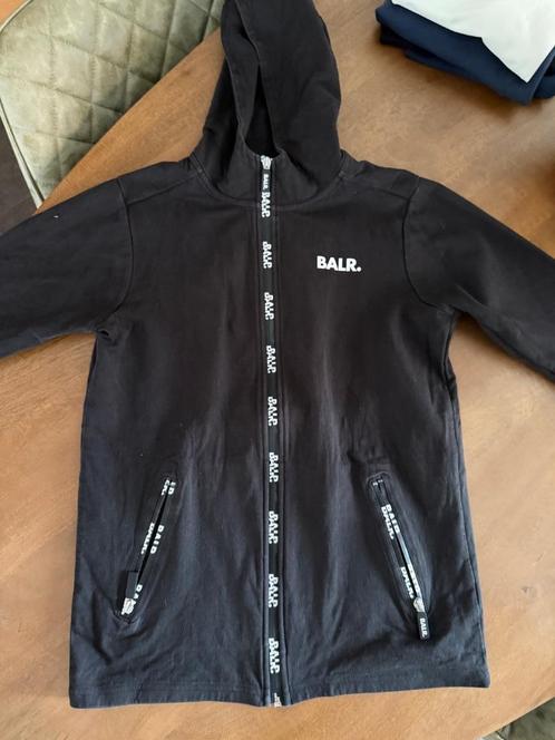 Zwarte Balr hoodie met rits en kap - maat S, Kleding | Heren, Truien en Vesten, Zo goed als nieuw, Maat 46 (S) of kleiner, Zwart