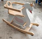 Tryco hobbelzwaan hout met zijbeugels hobbelpaard, Ophalen, Zo goed als nieuw