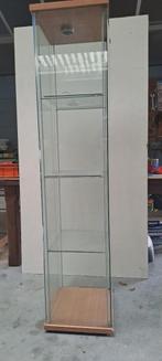 glazen kast, Huis en Inrichting, Ophalen, Minder dan 50 cm, Glas, 25 tot 50 cm