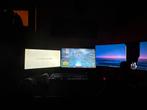 Gaming setup met pc rtx 3060 ti 2 240 hz monitoren, Ophalen of Verzenden