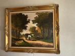Mooie scilderij in zeer ‘ooie kader, Ophalen