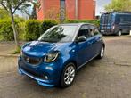 Smart Forfour 0.9cc 63.000km 2018 Navi * Pdc * Camera * Cr, Berline, Cuir et Tissu, Automatique, Bleu