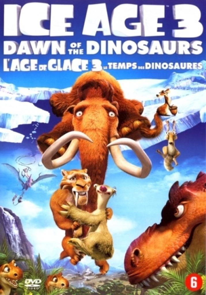 DVD Ice Age 3 - Dawn Of The Dinosaurs, Cd's en Dvd's, Dvd's | Tekenfilms en Animatie, Zo goed als nieuw, Ophalen of Verzenden