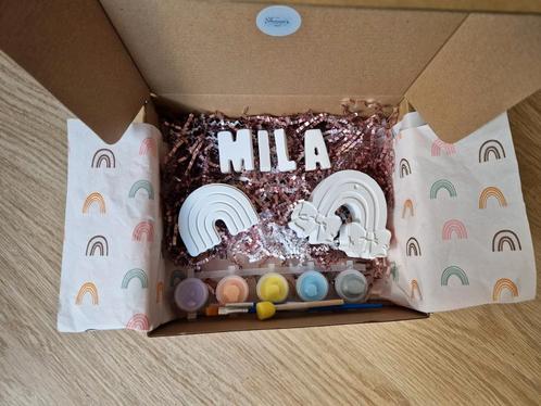 Gips cadeaupakket - gepersonaliseerd, Hobby en Vrije tijd, Feestartikelen, Nieuw, Ophalen of Verzenden