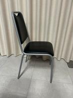 Stoelen 4 stuks zwart, Ophalen, Gebruikt, Zwart, Metaal