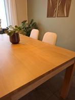 Tafel met 6 stoelen, Huis en Inrichting, Tafels | Eettafels, Ophalen, Gebruikt, Teakhout, Modern