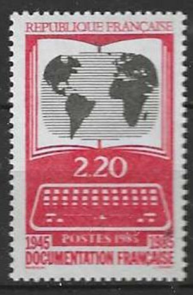 Frankrijk 1985 - Yvert 2391 - Franse Documentatie (PF), Postzegels en Munten, Postzegels | Europa | Frankrijk, Verzenden