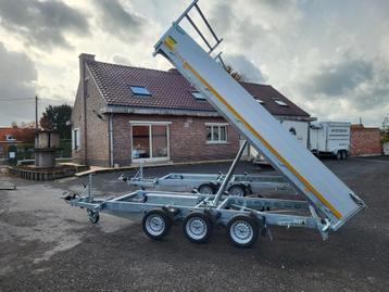 Nieuwe 3 kant kippers uit voorraad. 4m x 2m x 40. mtm 3500  beschikbaar voor biedingen