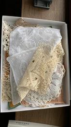 Doos vol brei,-haak,-kantwerk., Hobby en Vrije tijd, Ophalen, Zo goed als nieuw