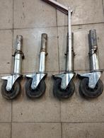 Roulette s d'échafaudage. 4 pces, Enlèvement, Utilisé