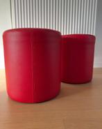 rode poef, Huis en Inrichting, Ophalen, Zo goed als nieuw