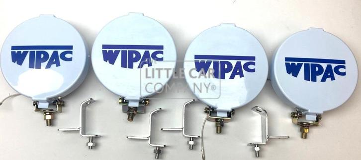 classic mini , wipac verstraler / mistlampen set + beugels, Auto-onderdelen, Verlichting, Mini, Oldtimer onderdelen, Overige automerken